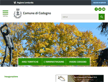 Tablet Screenshot of comune.codogno.lo.it